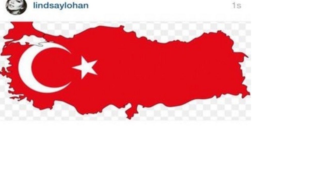 Amerikalı ünlü oyuncudan Türkiye haritalı paylaşım