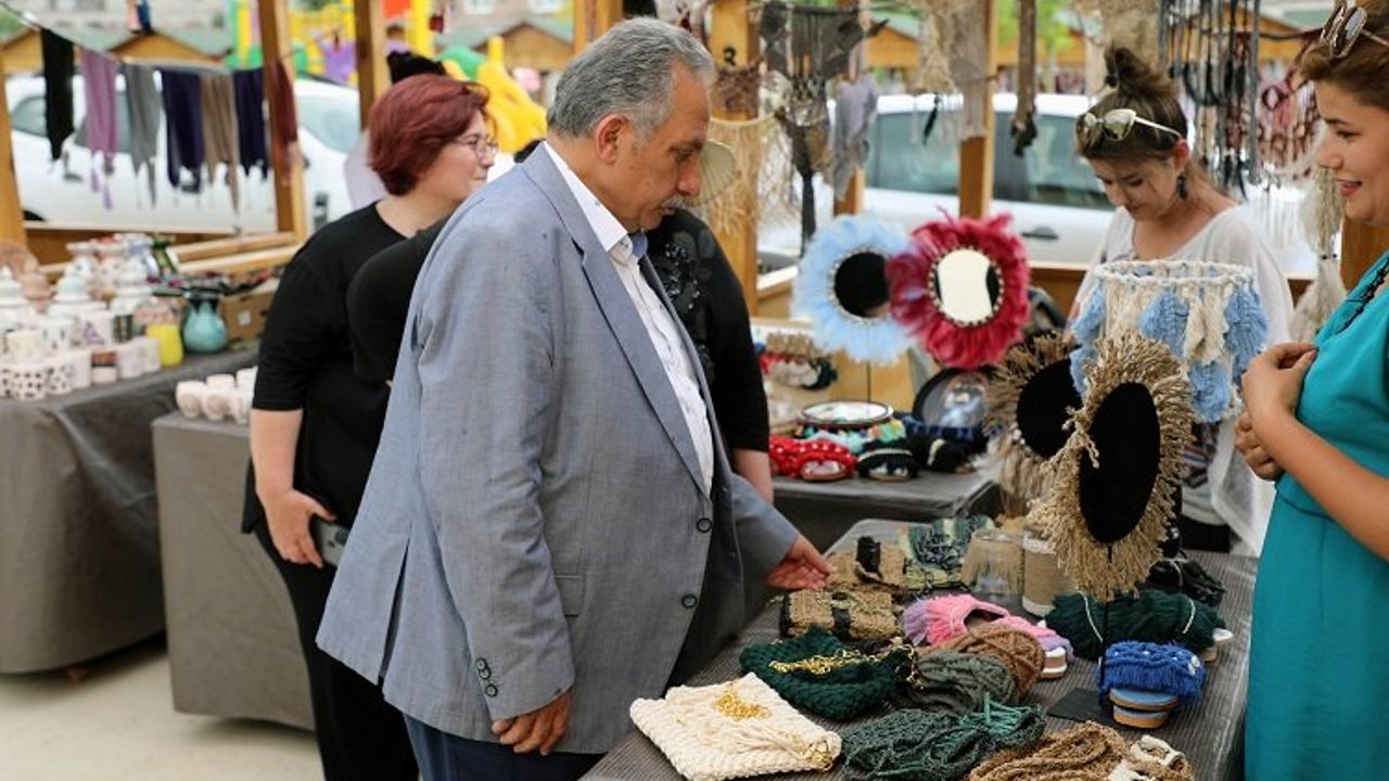Kayseri Talas'ta 'Üretici Pazarı' günü