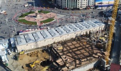 Taksim Camisi'nde inşaatın yüzde 80'i tamamlandı