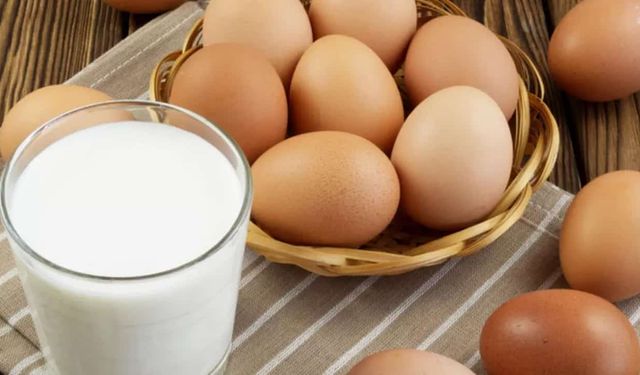 Türkiye'de Yumurta Üretimi Artarken İçme Sütü Üretimi Azaldı