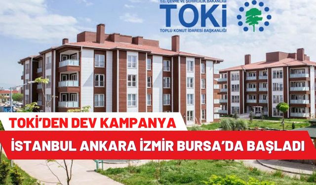 Ankara, İstanbul, Antalya, Bursa’da yaşayanlara piyango çıktı! TOKİ’den ev indirimi az önce açıklandı