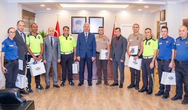 Düzce İl Emniyet Müdürlüğü ödüllendirdi